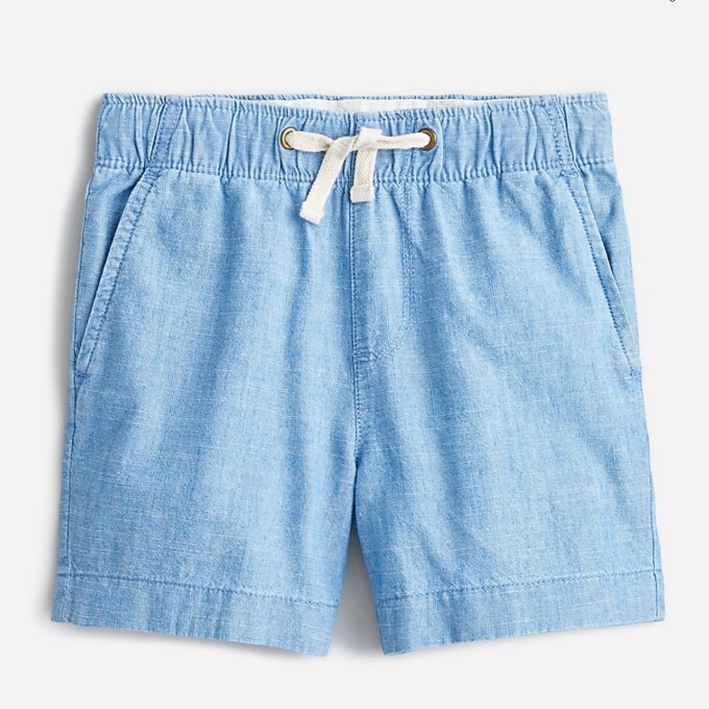 J.CREW Boys Dock Short in Chambray